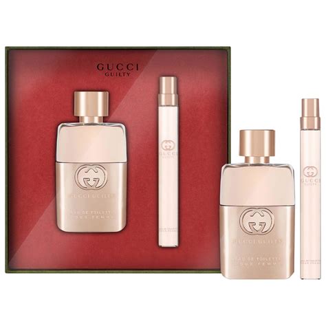 gucci guilty perfume and mascara set|Gucci Guilty women's perfume set.